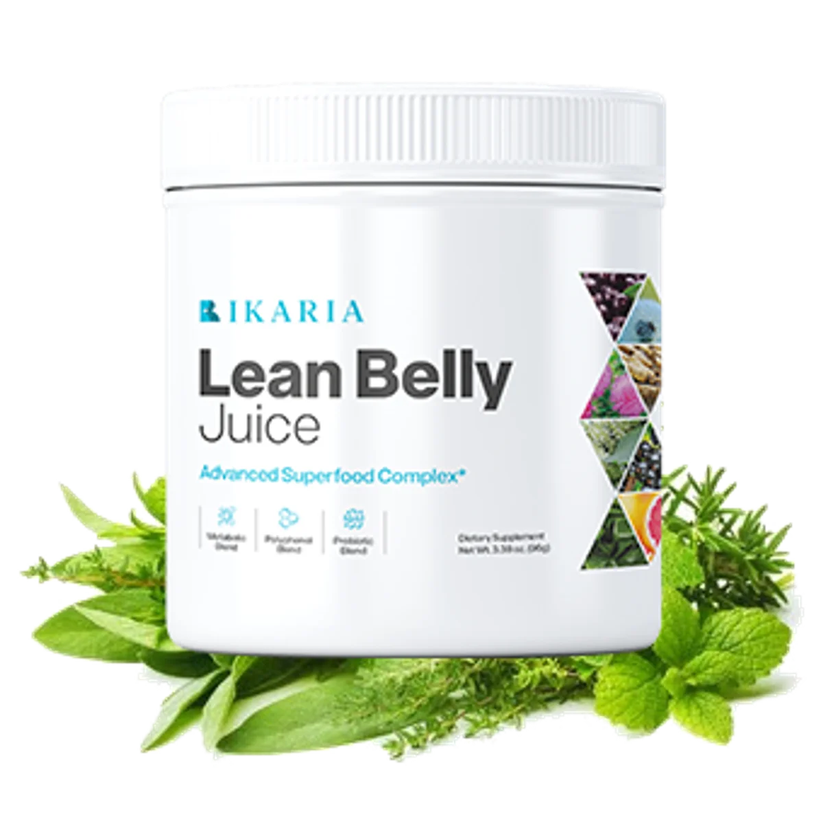 Ikaria Lean Belly Juice Weight Management Relief Supplement — Front Label